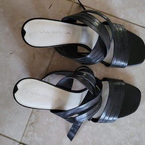 Via Spiga black sandals